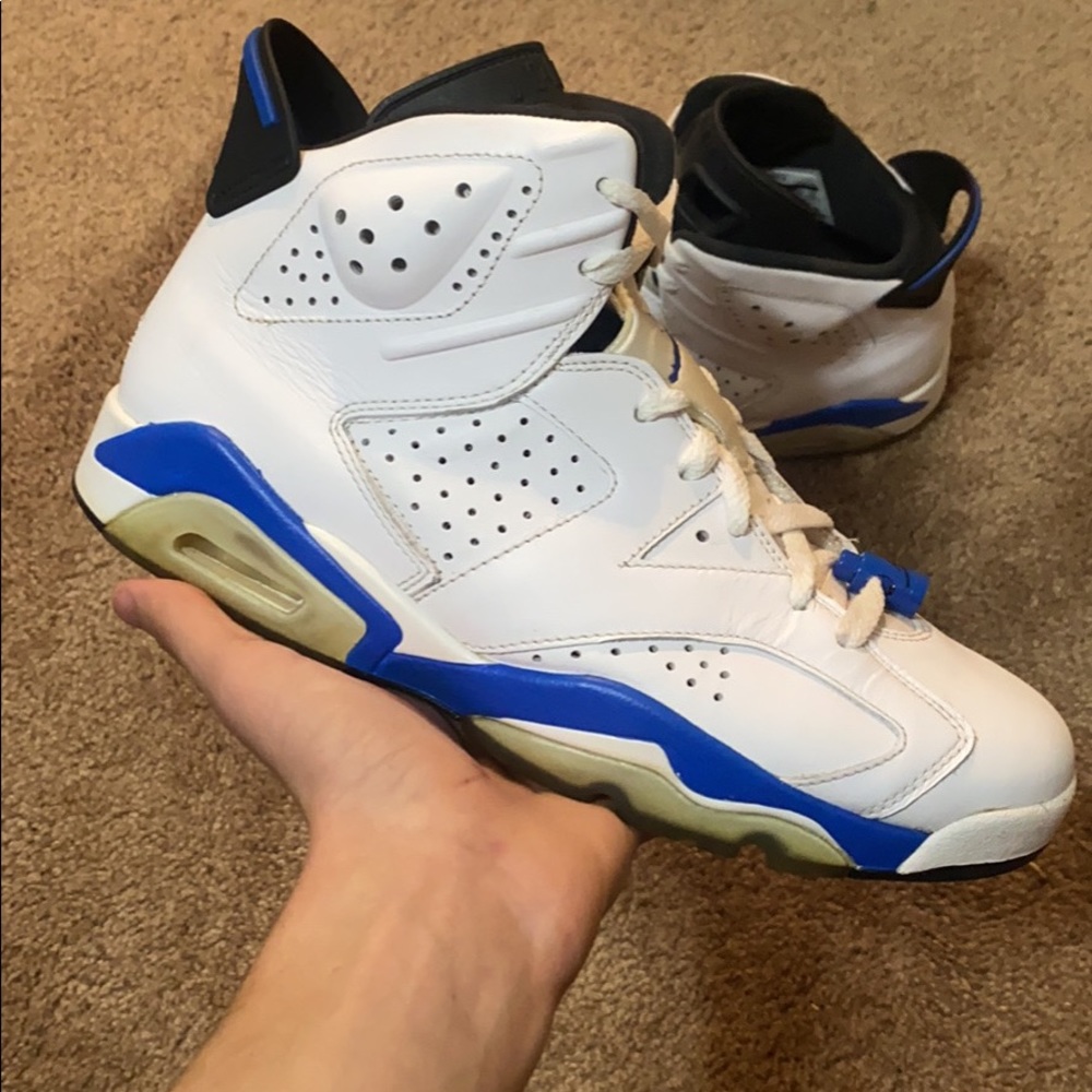 Jordan retro 6 sport blue